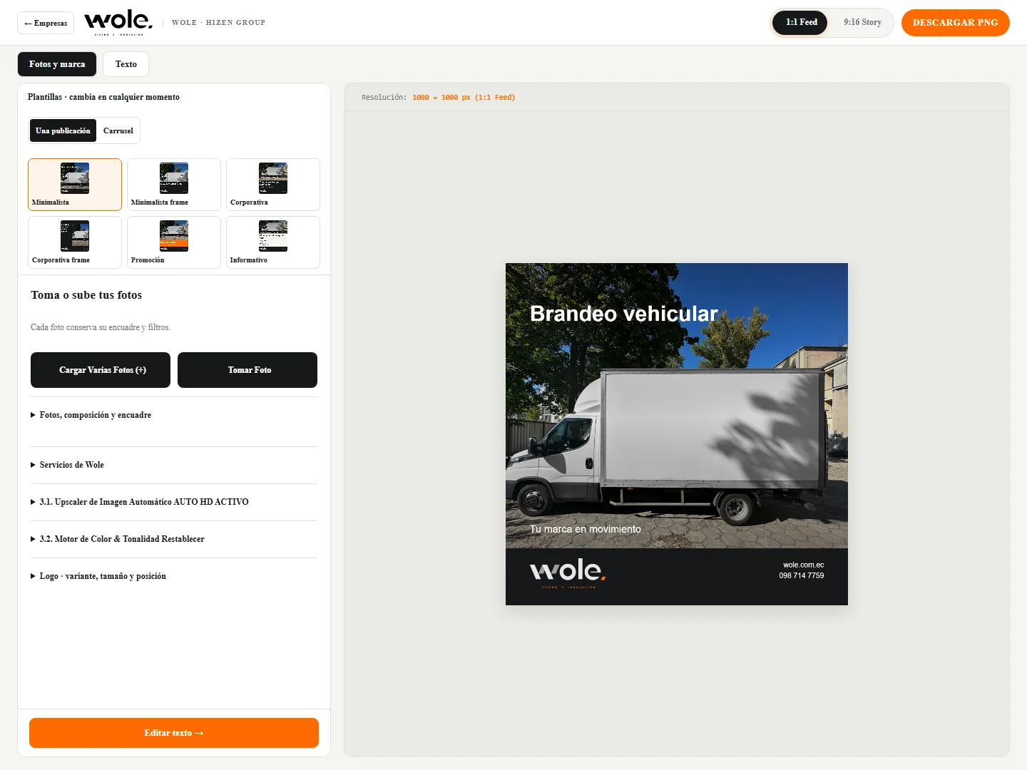 Wole / Grupo Hizen · MOTOR MULTIMARCA