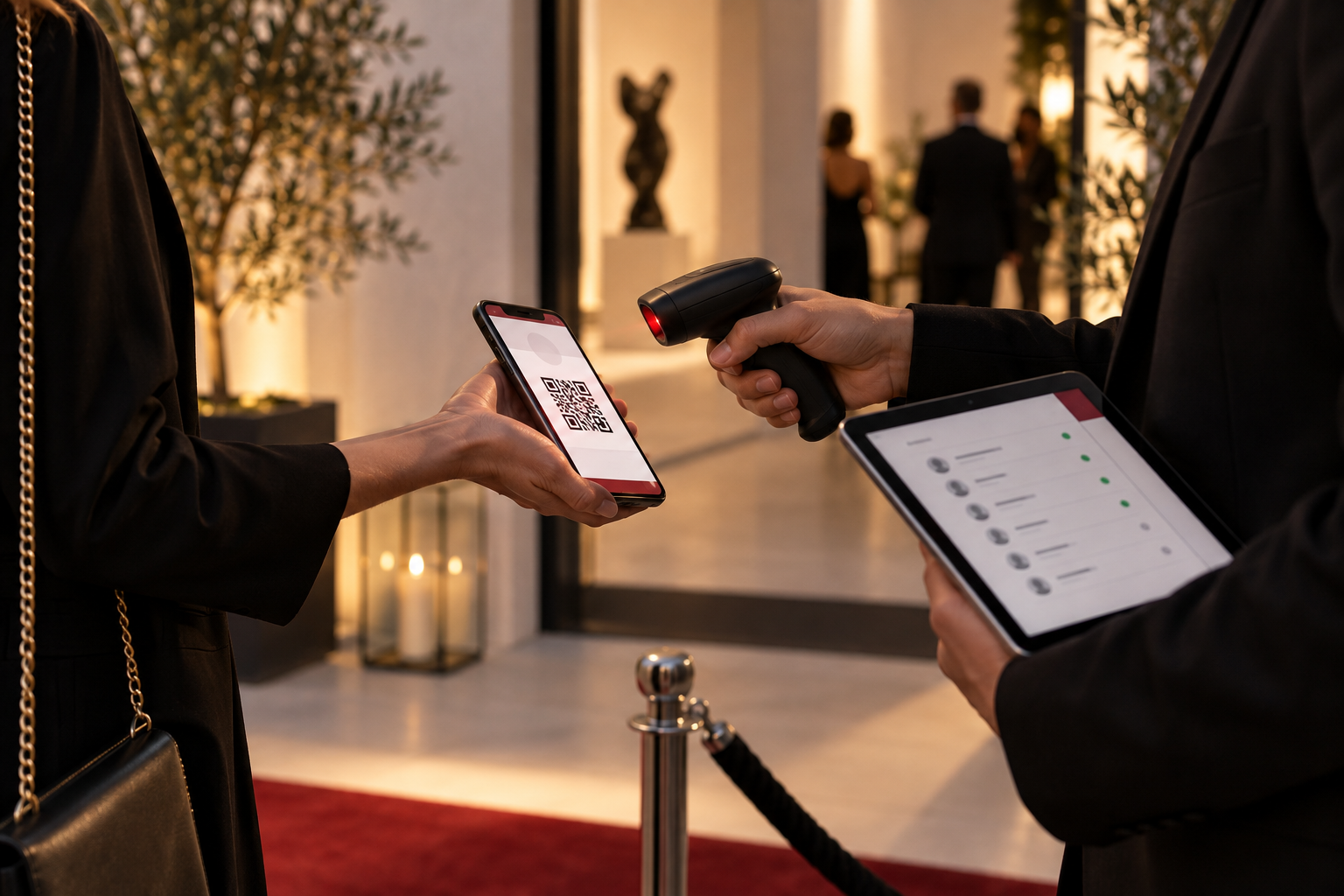 Invitación digital y control de acceso para eventos